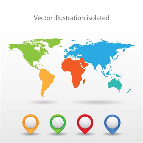 World Map Illustrator Graphics ~ Creative Market