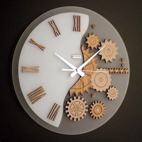 30 Unique Diy Retro Wall Clock Design Ideas From Wood Duvar Saatleri