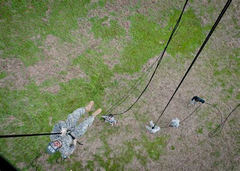 Fort Bragg Air Assault School Students Rappel From Nara And Dvids