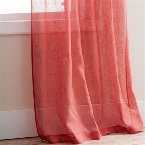 We did not find results for: Sheer Linen Coral Rose Curtain from West Elm | Coral ...