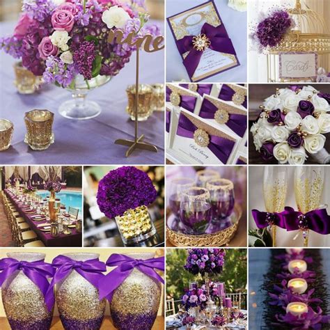 Purple And Gold Wedding Colours This Regal Combination Is Guaranteed