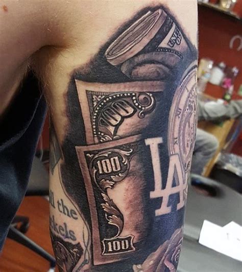 50 Money Tattoos For Men Wealth Of Masculine Design Ideas