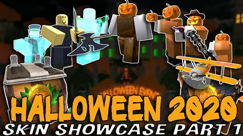 Halloween 2020 Skin Showcase Part 1 Tower Defense Simulator Roblox