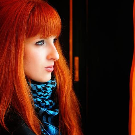 L By Vladimir Lis On 500px Hairstyles With Bangs Red Hair Natural