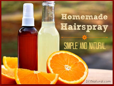 Can supplement your natural hair to make the hair strands smoother, shinier, textured, and voluminous. Homemade Hairspray - A Simple, Natural Recipe that Saves Money