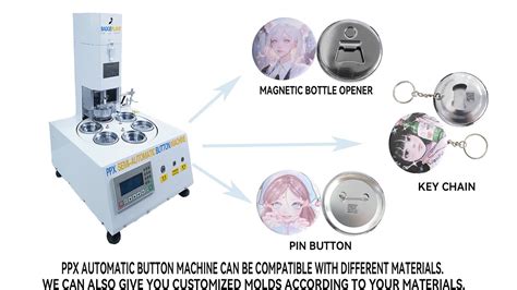 Ppx Electric Button Making Machine Compatible With Many Different