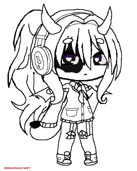 Explore Gacha Life Coloring Pages For Tomboy Love Coloring