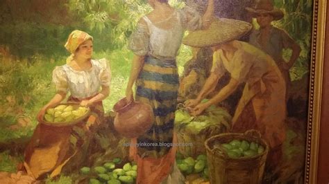 The fruit pickers under the mango tree by filipino painter fernando amorsolo. A Pinoy in Korea: Of Fruits And The Arts: Mangoes And ...