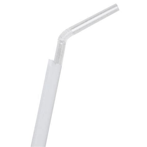 775 Artistic And Flexible Straws 5mm Clear Individually Wrapped
