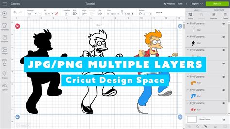 Separate Png Into Multiple Layers And Colors Cricut Design Space