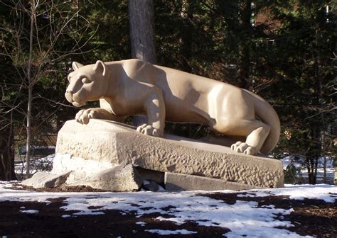 Penn State University Mascot Nittany Lion Psu Territory Main Campus