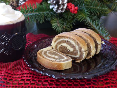 Read about the slovak christmas season, traditional christmas dinner and get into proper merry mood! nut roll - Karney Family Recipes