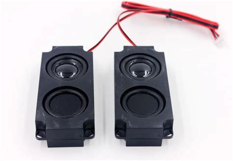 2pcs 5 w 8 ohm full range clear sound cavity speaker dual vibration membrane audio loudspeaker