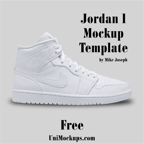 Check spelling or type a new query. Custom Jordan 1 Mockup Template — UniMockups.com | Custom ...