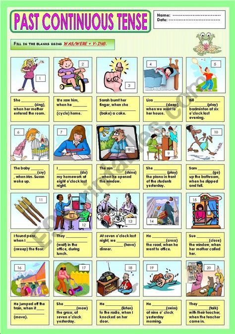 Simple Past Tense Worksheet Free Esl Printable Simple Past Tense