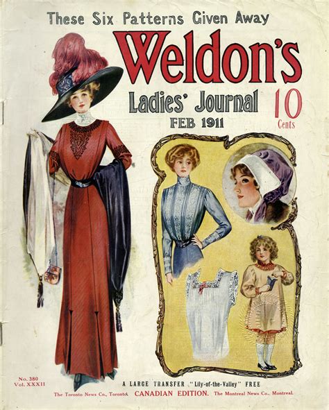 Weldons Ladies Journal Canadian Edition February 1911 Flickr