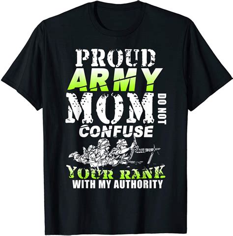 Proud Army Mom T Shirt, Veteran Mom T Shirt