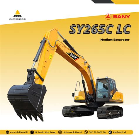 Distributor Alat Berat Sany Medium Excavator Sy265c Lc Alatberatid