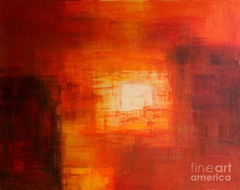 Red Abstract Painting By Christiane Schulze Art And Photography