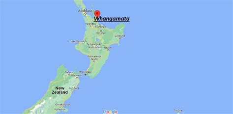 Where Is Whangamata New Zealand Where Is Map