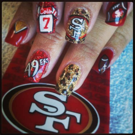 Vacationtravelogue Shopping 49ers Nails Get Nails Fun Nails
