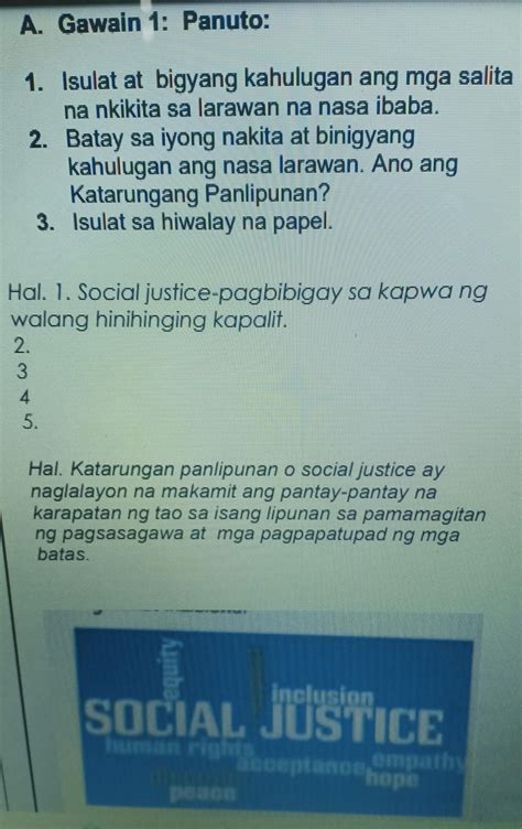 A Gawain 1 Panuto 1 Isulat At Bigyang Kahulugan Ang Mga Salita Na