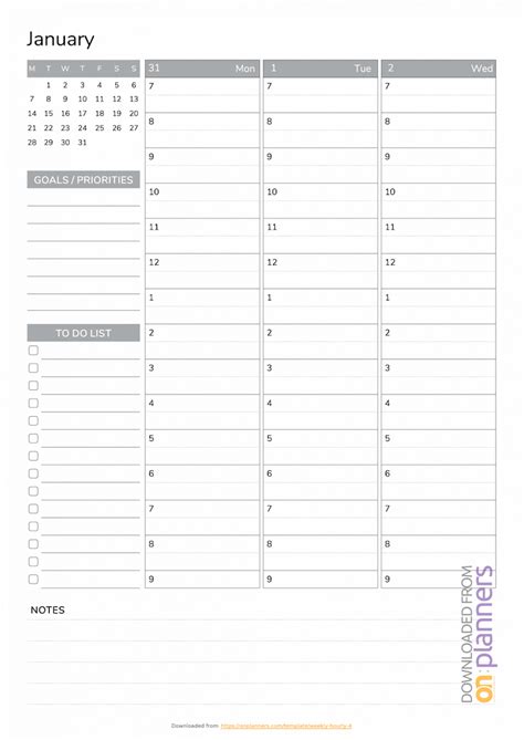 The Best Weekly Schedule Templates Organize Your Time Weekly