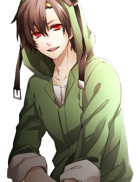 Guy Im Green Hoodie Handsome Anime Anime Cute Anime Boy