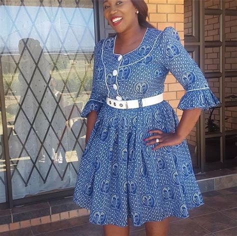 Latest Shweshwe 2020 For South Sotho Dresses Isishweshwe Shweshwe