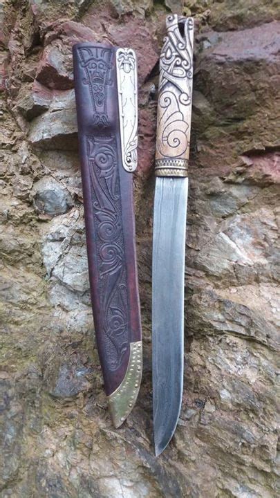 Made By Petr Florianek Knife Art Cool Swords Seax Knife