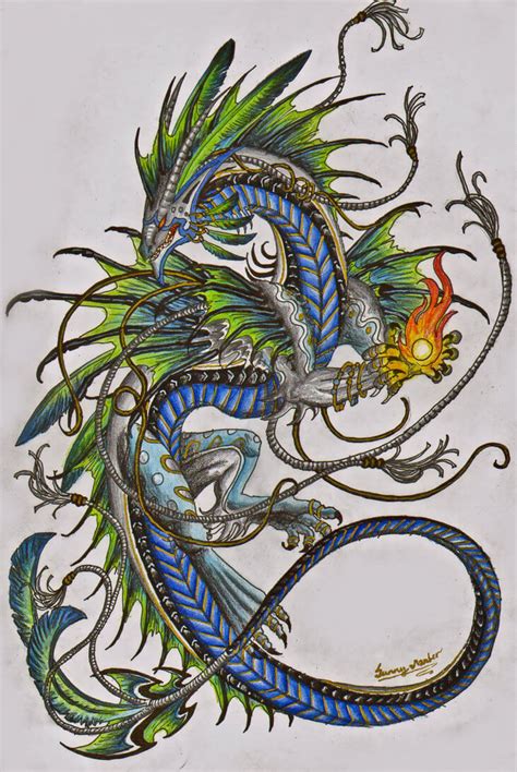 32 Awesome Dragons Drawings And Picture Art Of The Mythical Creatures