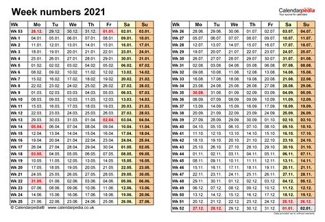 2021 calendar in excel format. Week numbers 2021 with Excel, Word and PDF templates
