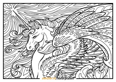 Ze bestaan dus niet echt! Kleurplaat Eenhoorn in 2020 | Kleurplaten, Adult coloring pages, Gratis kleurplaten