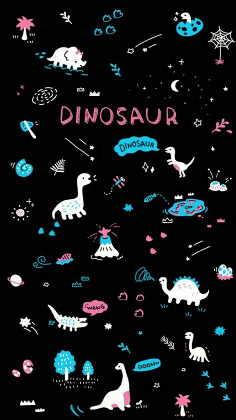 Aesthetic Background Purple Dinosaur Wallpaper Download Free Mock Up