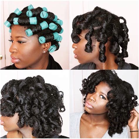 When in doubt, hair wrap! 5 Stunning Pictorials of Perm Rod Styles | Black Girl with ...