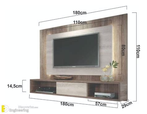 Tv Unit Dimensions And Size Guide Engineering Discoveries