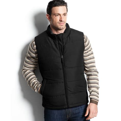 Lyst Weatherproof Stand Collar Classic Puffer Vest In Black For Men