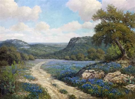 Eric Harrison Bluebonnet 758 Texas Art Vintage Texas Paintings