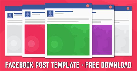 Facebook Post Template 2018 Free Facebook Post Template Download