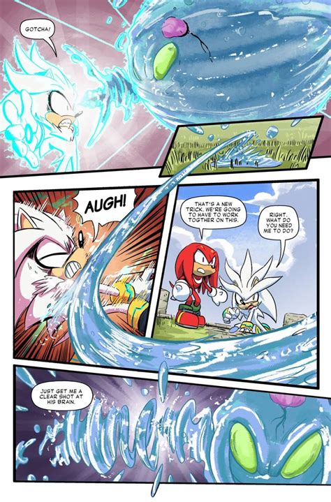 Knuckles And Silver Team Up In Second Sonic Forces Prequel Comic