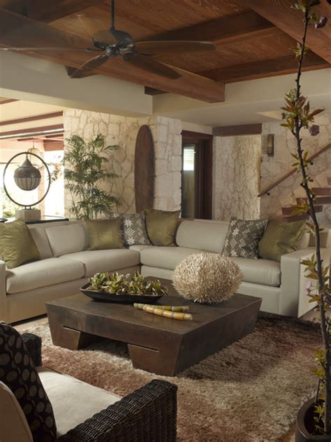 When it comes to designing a living room, there are so many things to consider such as personal style, individual needs, budget, and more. Applegate Tran Interiors - Tropical - Family Room - Hawaii ...