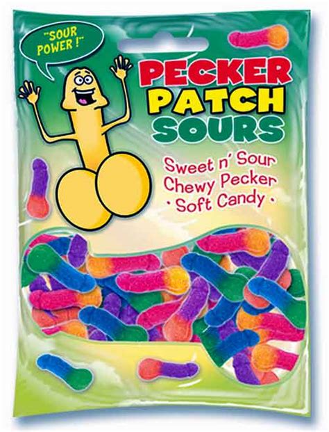 Pecker Patch Sours Bachelorette Party Candy Penis Sour Candies