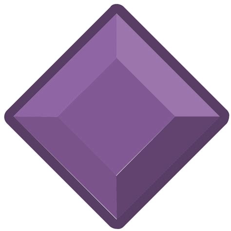 Diamond Rhombus 26 07 Purple Outlined Icon Free Download Transparent