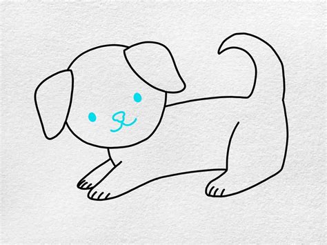 How To Draw A Dog For Kids