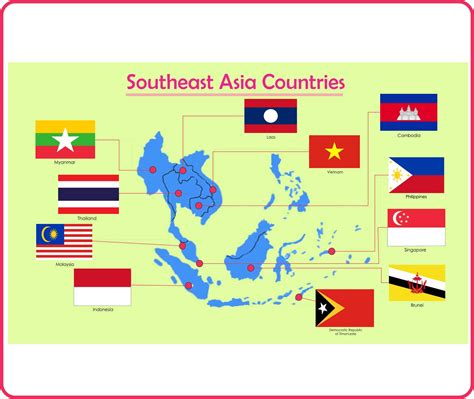 Flags Of Southeast Asia Asian Flags Pdf Montessoriseries