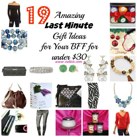 Check spelling or type a new query. Do you need some last minute gift ideas for your best ...
