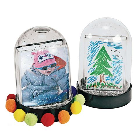 Colorations Create Your Own Snow Globe, Set of 12, DIY Craft, Arts