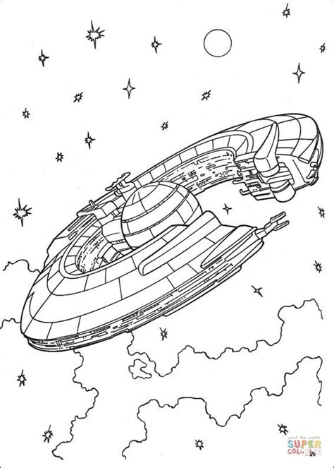 You can download, favorites, color online and print these star wars ships for free. Trade federation battleship coloring page | Free Printable Coloring Pages