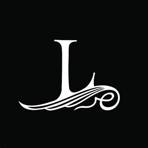 Capital Letter L For Monograms Emblems And Logos Beautiful Filigree