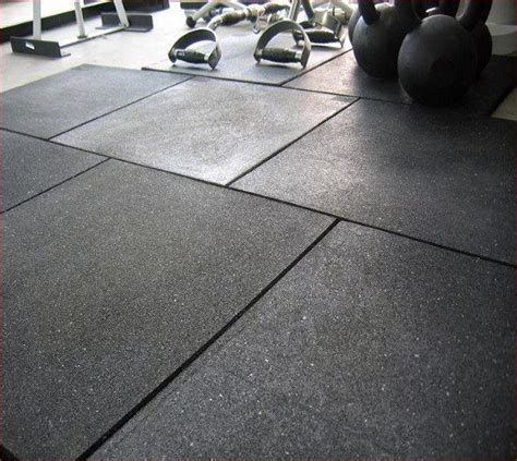The Gym Floor Is Clean And Ready To Be Used For Exercising Or Doing
